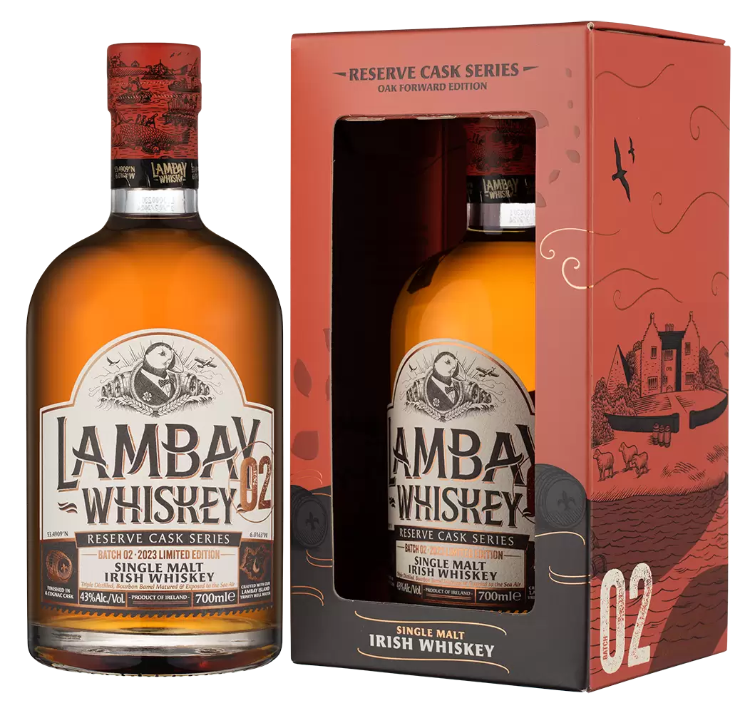 Виски Lambay Single Malt Irish Whiskey 0.7 л в подарочной упаковке