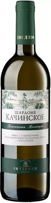 Вино Инкерман Шардоне Качинское 0.75 л