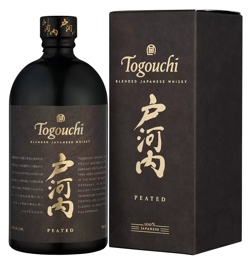 Виски Togouchi Peated 0.7 л в подарочной упаковке