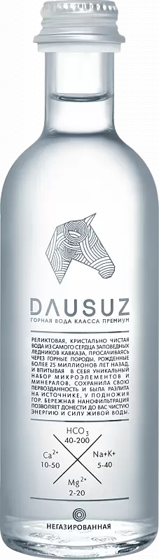 Вода негазированная Dausuz Glass 0.275 л