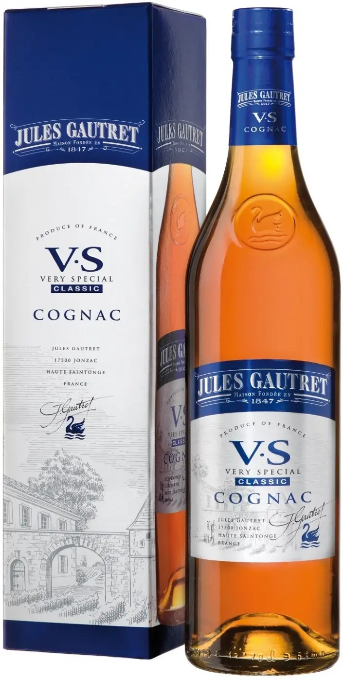Коньяк Jules Gautret VS 0.7 л в подарочной упаковке
