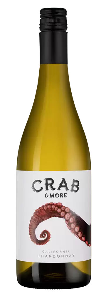 Вино Crab & More Chardonnay Bronco Wine Company 0.75 л