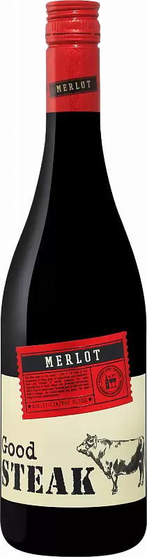 Вино Гуд Стейк Мерло Кубань 0.75 л