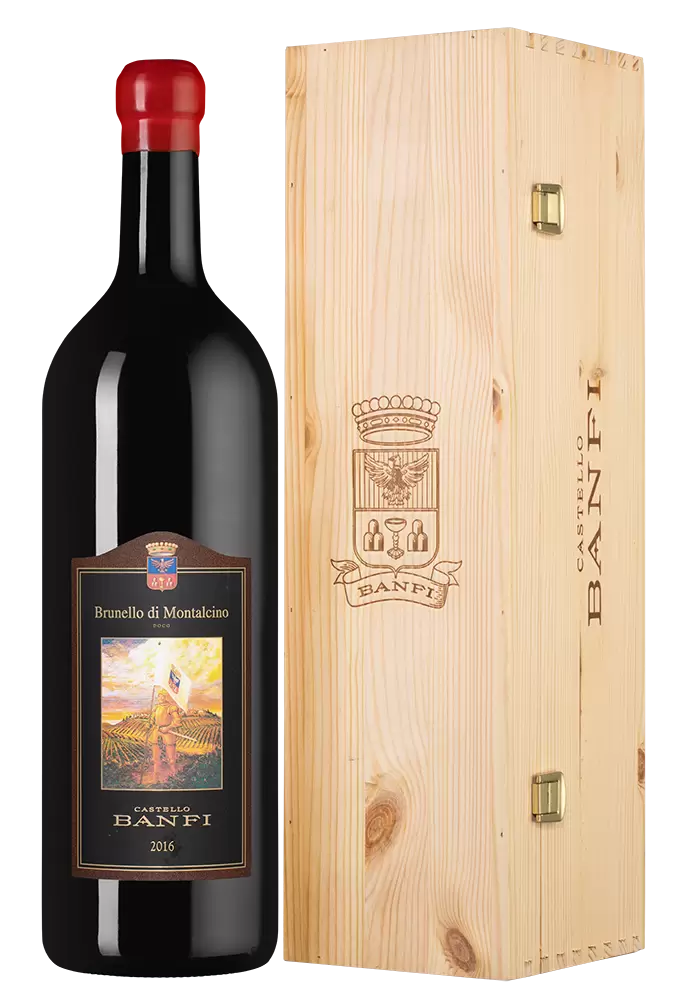 Вино Brunello di Montalcino Banfi 3 л в подарочной упаковке