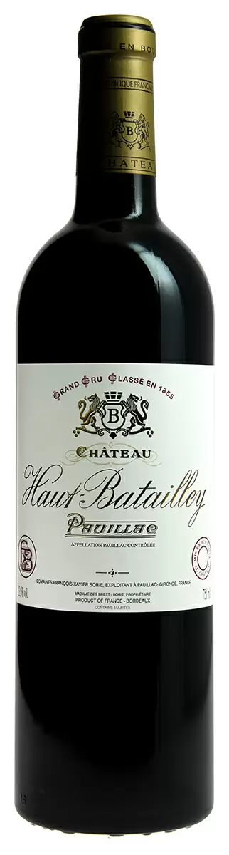 Вино Chateau Haut-Batailley Grand Cru Classe Pauillac AOC 2003 г. 0.75 л