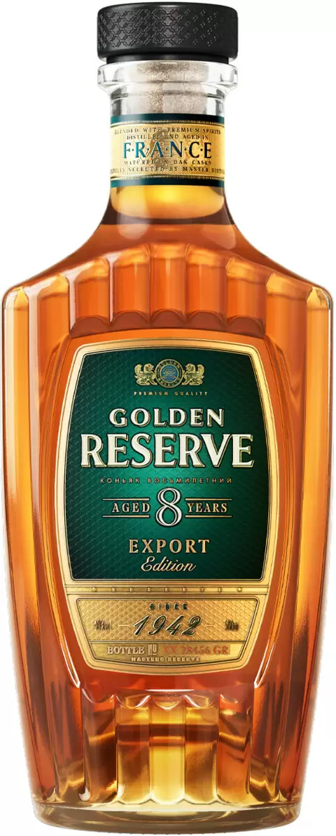 Коньяк Golden Reserve Export Edition 8 Лет 0.5 л