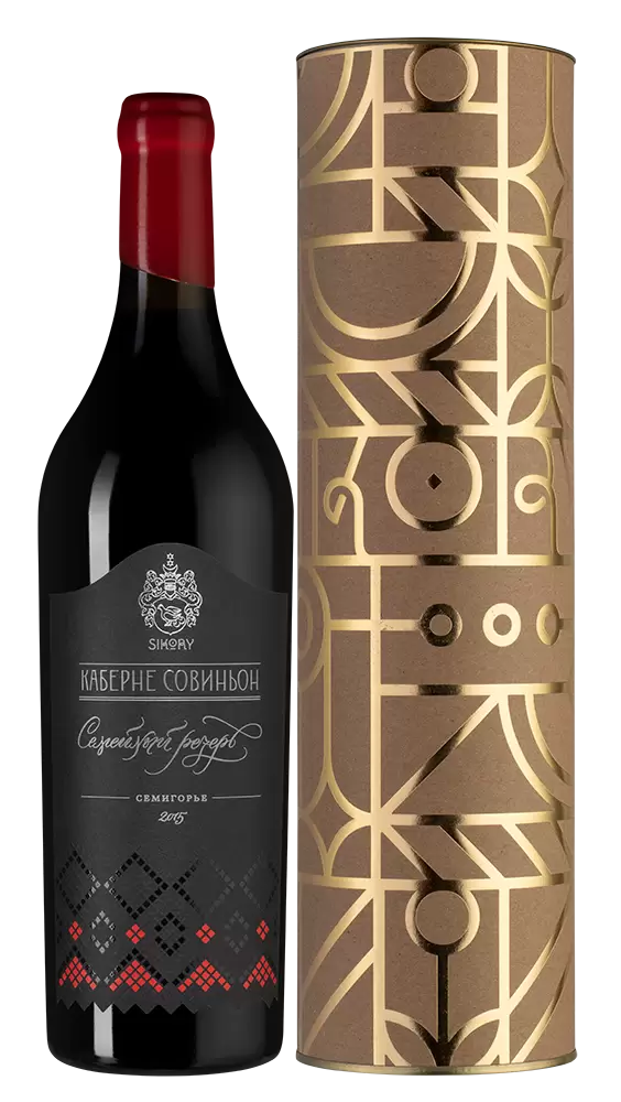 Вино Каберне Совиньон Семейный Резерв 2015 г. 0.75 л Gift Box