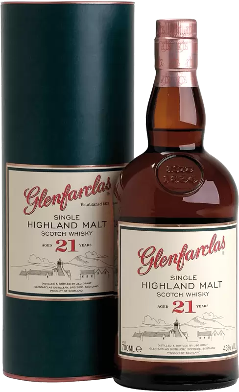 Виски Glenfarclas 21 Years Old Single Malt Scotch 0.7 л Gift Box