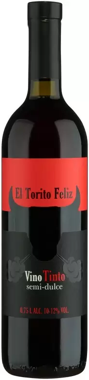 Вино El Torito Feliz Tinto Semi-Dulce 0.75 л