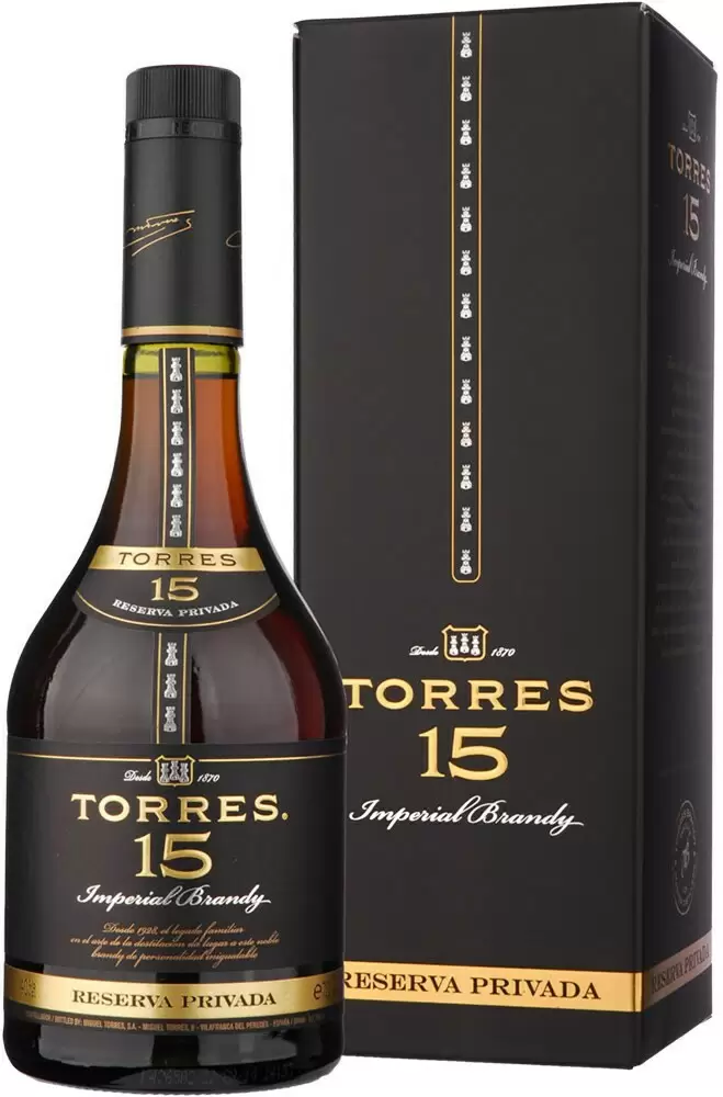 Бренди Torres 15 Reserva Privada 0.7 л Gift Box