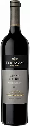 Вино Terrazas de Los Andes Grand Malbec 2017 г. 0.75 л