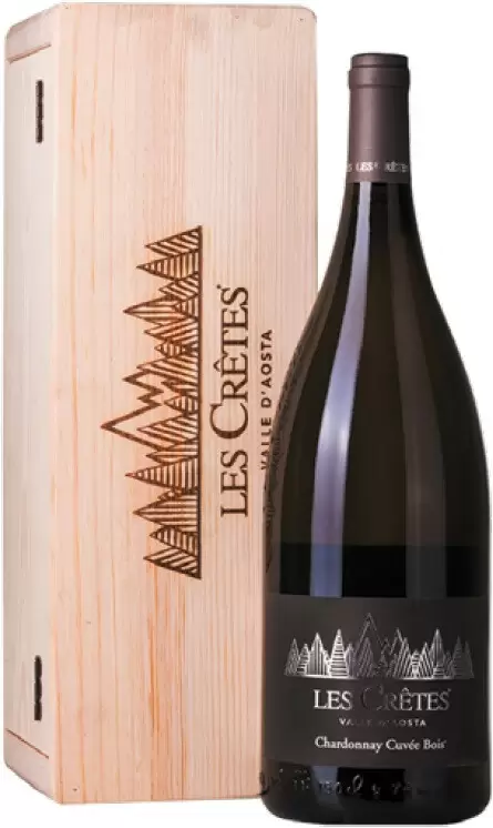 Вино Les Cretes Chardonnay Cuvee Bois 2018 г. 1.5 л Gift Box