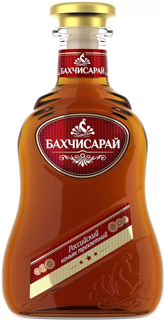 Коньяк Бахчисарай 3 Звезды 0.5 л