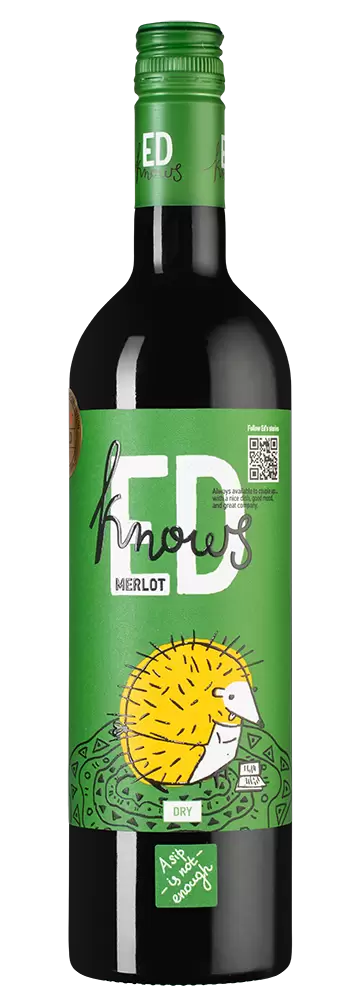 Вино Ed Knows Merlot Bostavan 0.75 л
