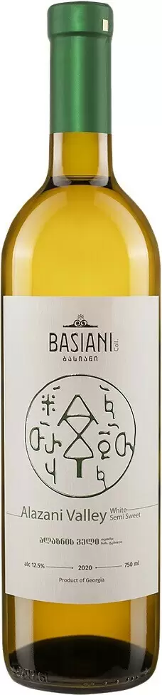 Вино Basiani Alazani Valley White 0.75 л