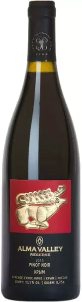 Вино Pinot Noir Reserve Alma Valley 2015 г. 0.75 л