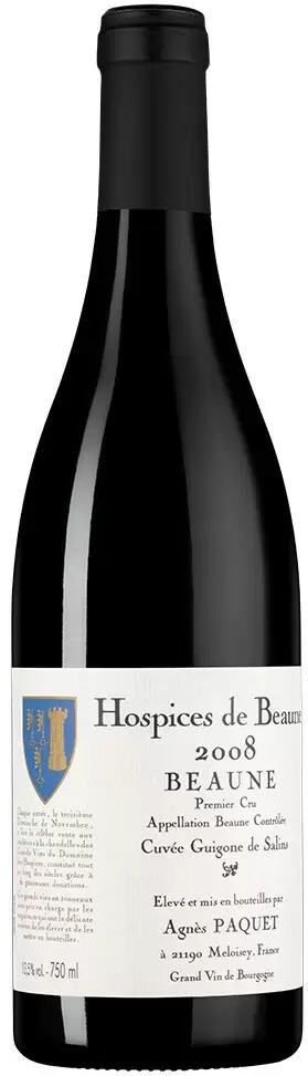 Вино Hospices de Beaune Premier Cru Cuvee Guigone de Salins 2008 г. 0.75 л