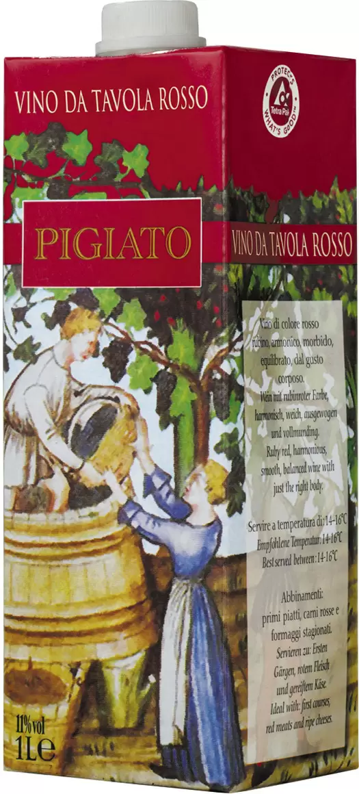 Вино Pigiato 1 л
