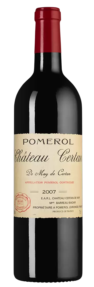 Вино Chateau Certan de May de Certan Pomerol 2007 г. 0.75 л