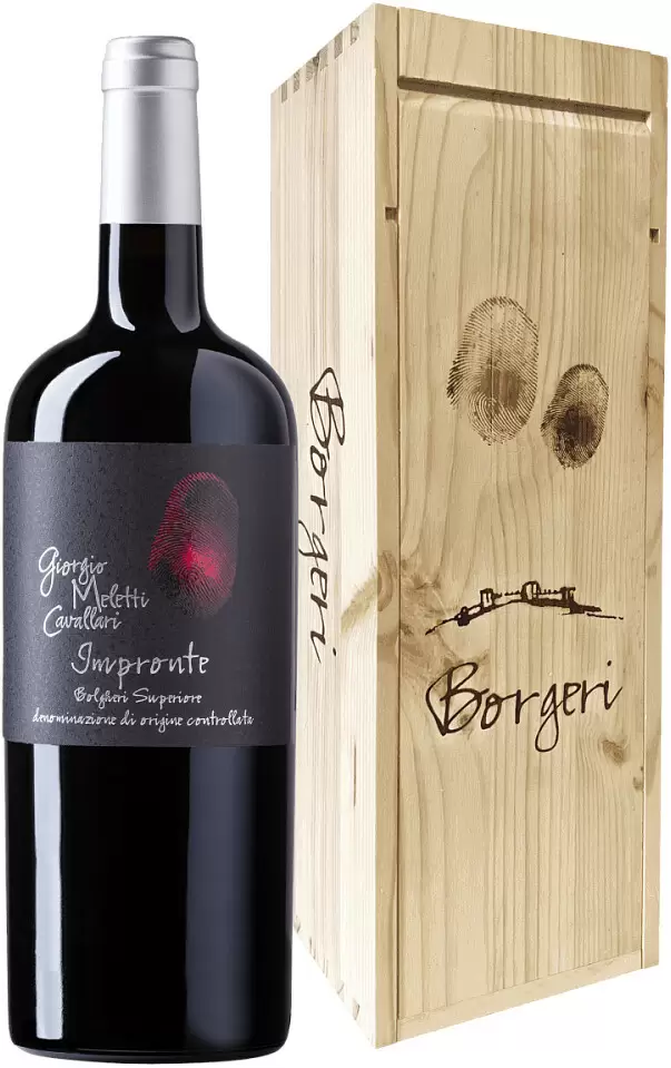 Вино Giorgio Meletti Cavallari Impronte Bolgheri Superiore DOC 2021 г. 1.5 л Gift Box