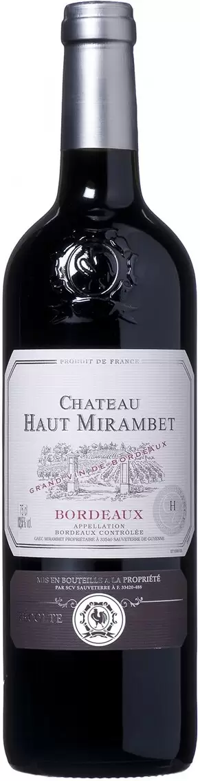 Вино Chateau Haut Mirambet Bordeaux 0.75 л