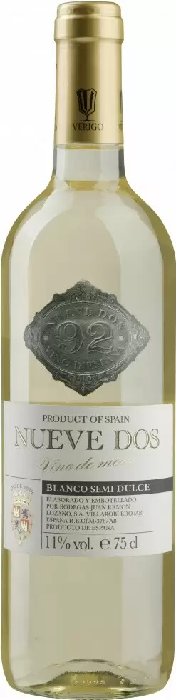 Вино Nueve Dos Blanco Semidulce 0.75 л