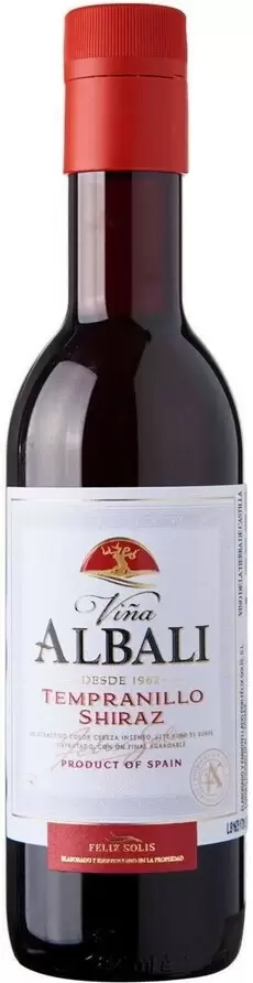 Вино Vina Albali Tempranillo-Shiraz Valdepenas 0.187 л
