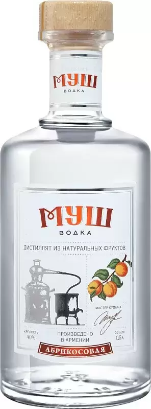 Водка Муш Абрикосовая 0.5 л