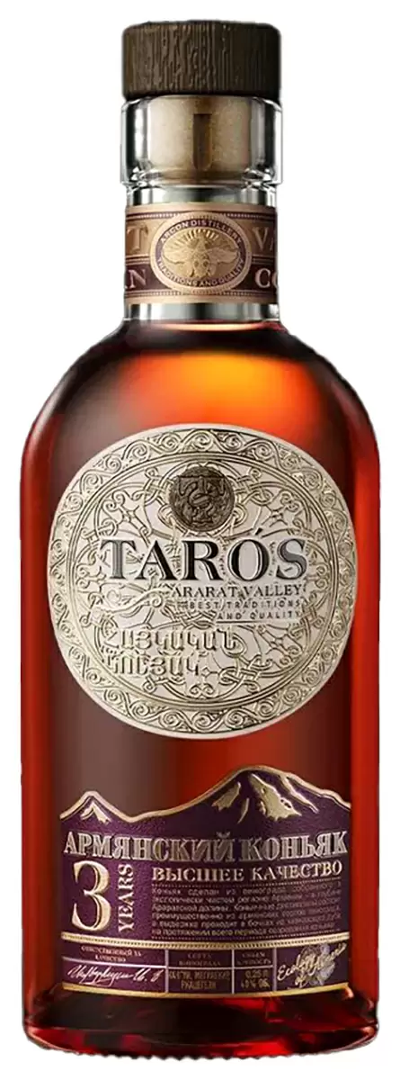 Коньяк Taros 3 Years Old 0.25 л