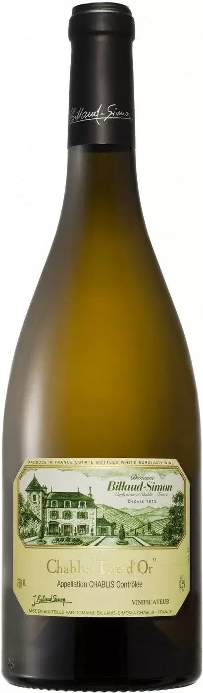 Вино Billaud-Simon Chablis Tete d'Or 2020 г. 0.75 л