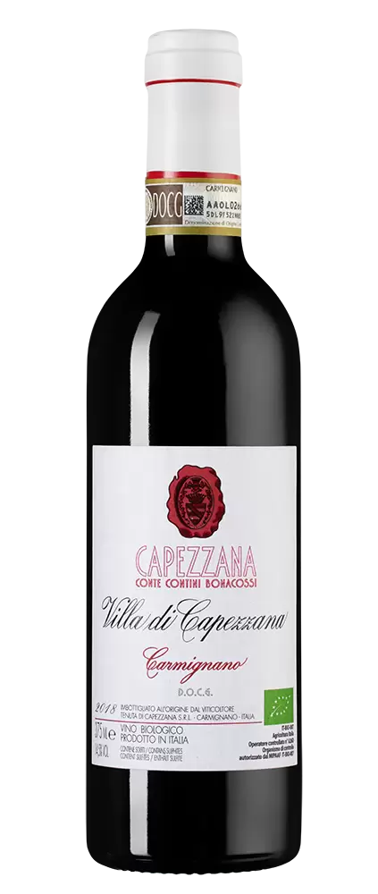 Вино Villa di Capezzana Carmignano 2015 г. 0.375 л