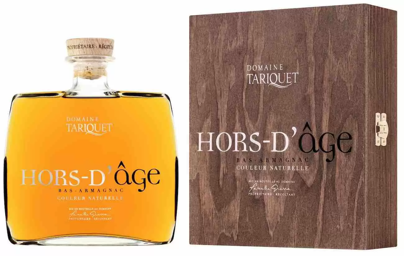 Арманьяк Domaine Tariquet Hors d'Age Carafe Baroque Bas-Armagnac AOC 0.7 л в подарочной упаковке