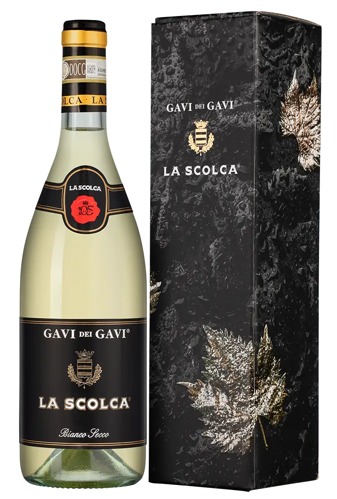 Вино Gavi dei Gavi Etichetta Nera La Scolca 0.75 л Gift Box