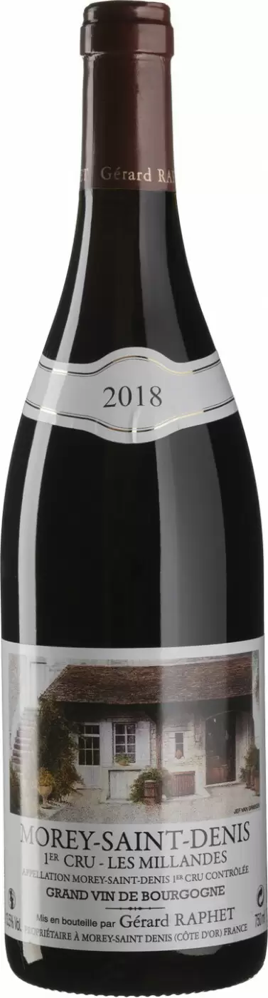 Вино Gerard Raphet Morey-Saint-Denis 1-er Cru Les Millandes 2019 г. 0.75 л