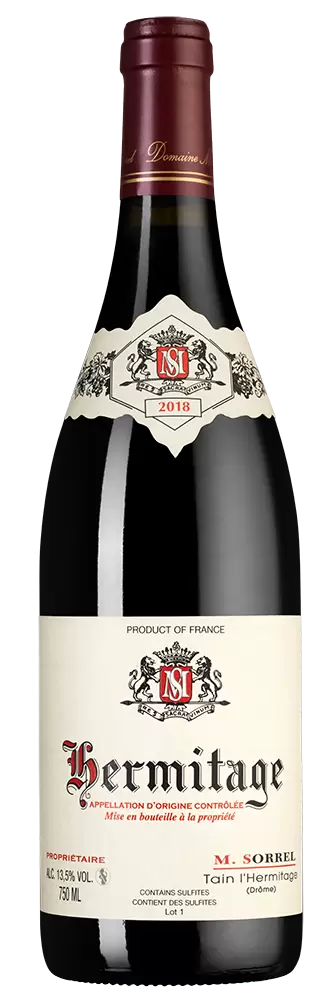 Вино Domaine Marc Sorrel Hermitage Rouge 2018 г. 0.75 л