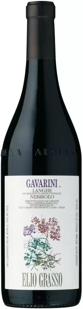 Вино Gavarini Langhe Nebbiolo Elio Grasso 0.75 л