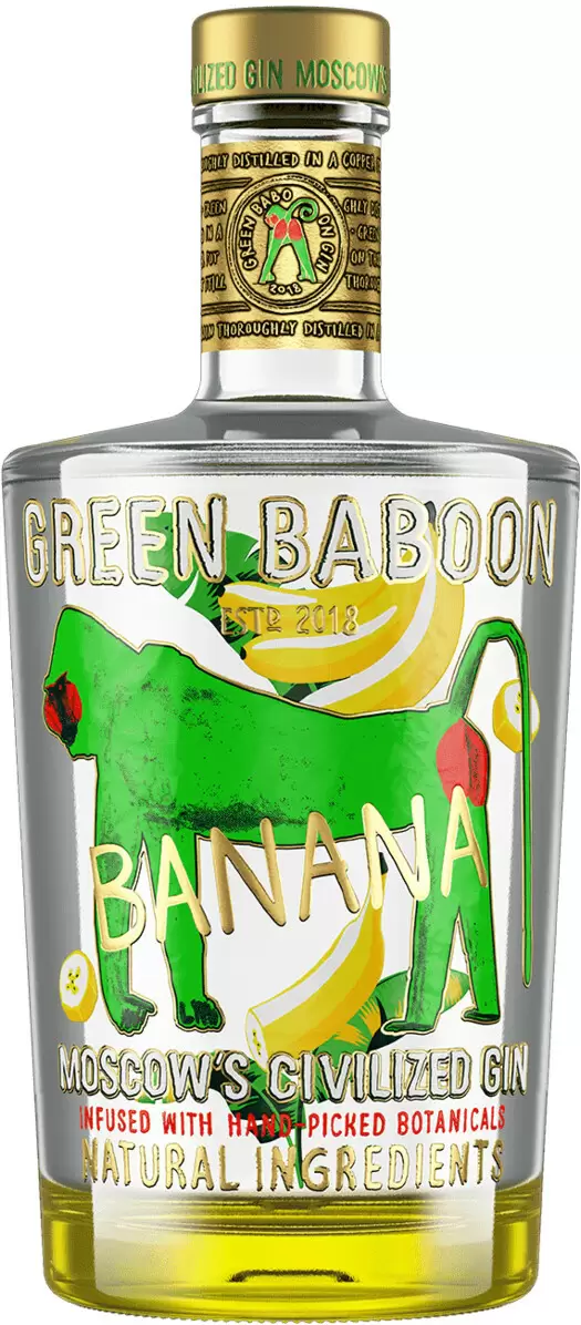 Джин Green Baboon Banana 0.5 л