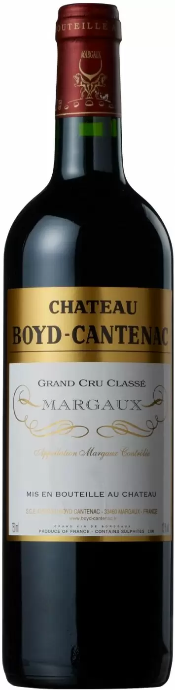 Вино Chateau Boyd-Cantenac Margaux AOC 3-eme Grand Cru Classe 2004 г. 0.75 л