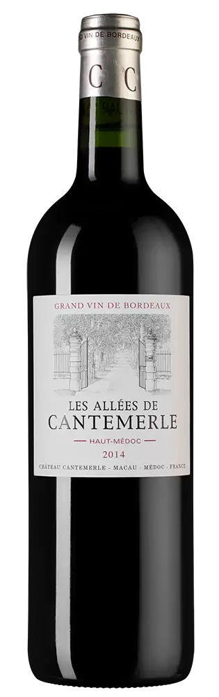 Вино Les Allees de Cantemerle 2014 г. 0.75 л