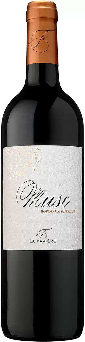 Вино Bordeaux Superieur AOC Muse La Faviere 2019 г. 0.75 л