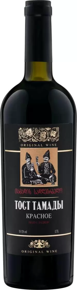 Вино Тост Тамады Красное 0.75 л