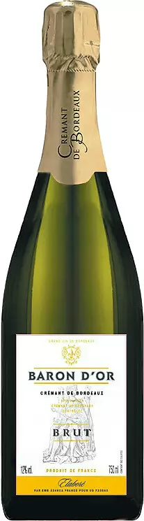 Игристое вино Baron d'Or Brut Cremant de Bordeaux AOC 0.75 л