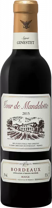 Вино Tour de Mandelotte Rouge Organic 2018 г. 0.375 л