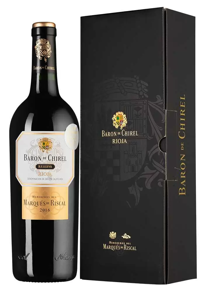 Вино Baron de Chirel Reserva 2017 г. 0.75 л Gift Box