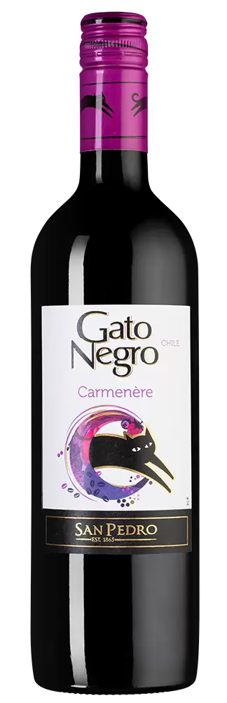 Вино Gato Negro Carmenere 2020 г. 0.75 л