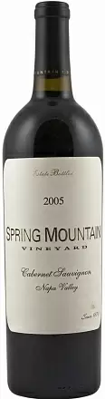 Вино Spring Mountain Vineyard Cabernet Sauvignon 2005 г. 0.75 л