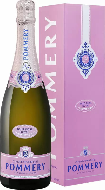 Игристое Вино Pommery Brut Rose Royal Champagne 0.75 л Gift Box