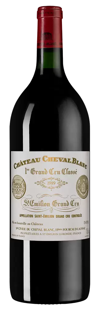 Вино Chateau Cheval Blanc 1989 г. 1.5 л