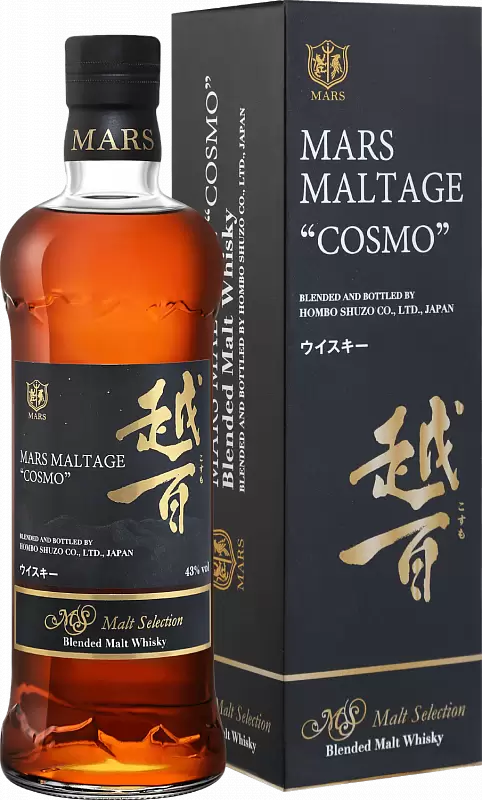 Виски Mars Maltage Cosmo Blended Malt Hombo Shuzo 0.7 л Gift Box