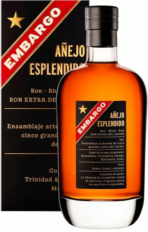 Ром Embargo Anejo Esplendido 0.7 л Gift Box